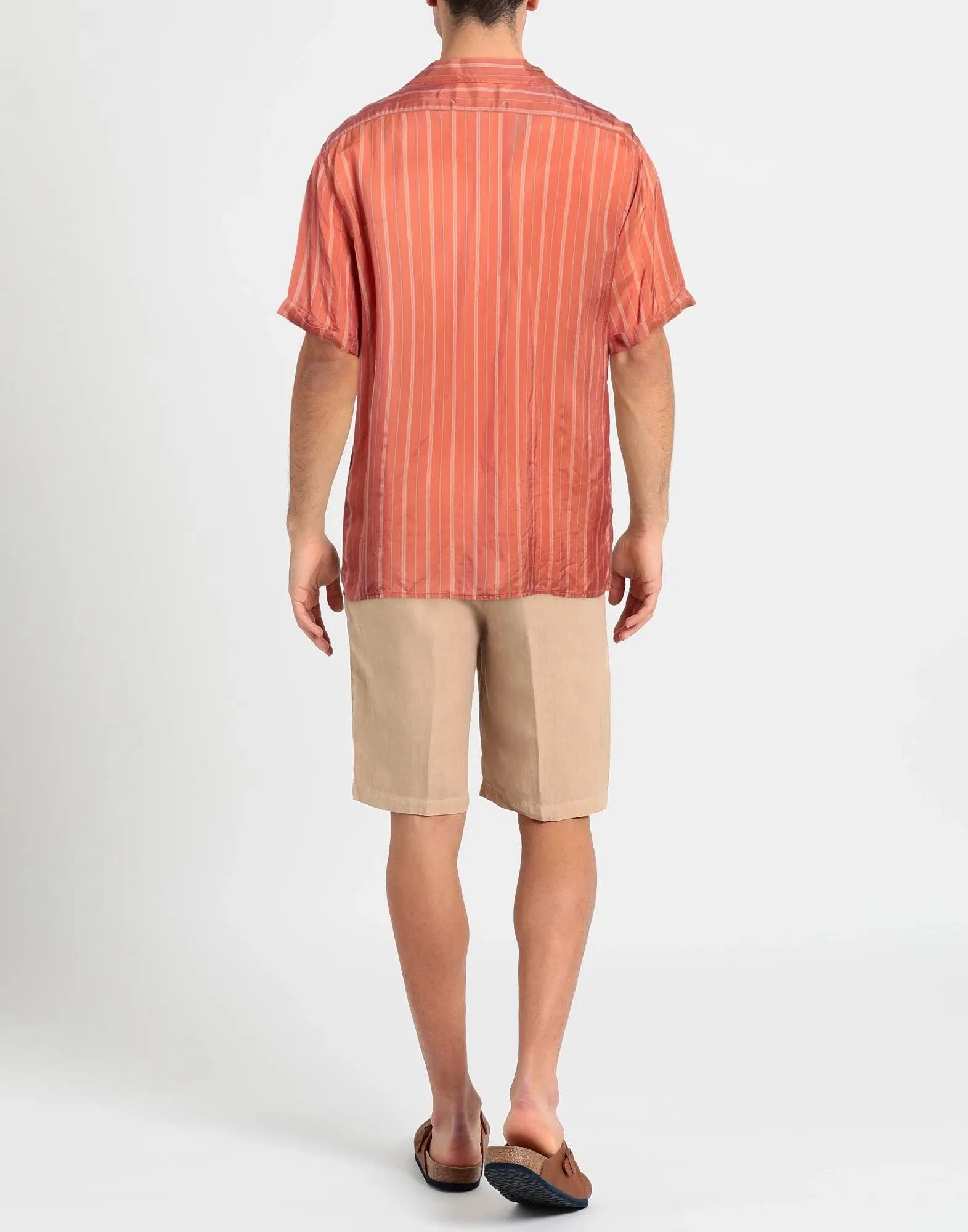 Maison Margiela  |Stripes Unisex Short Sleeves Logo Designers Shirts