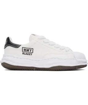 Maison MIHARA YASUHIRO White Blakey OG Sole Canvas Low-Top Sneakers