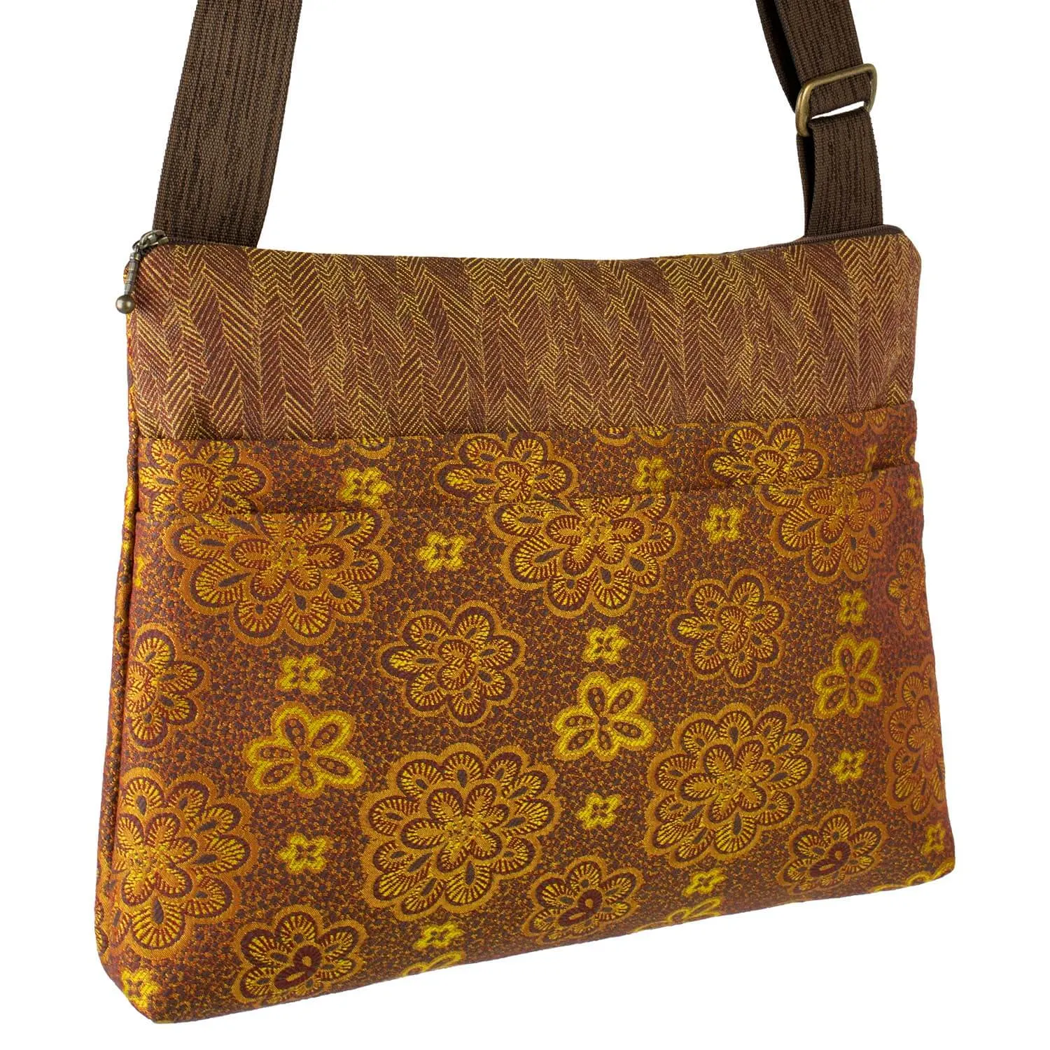 Maruca Poet Bag in Forest Flower Gold