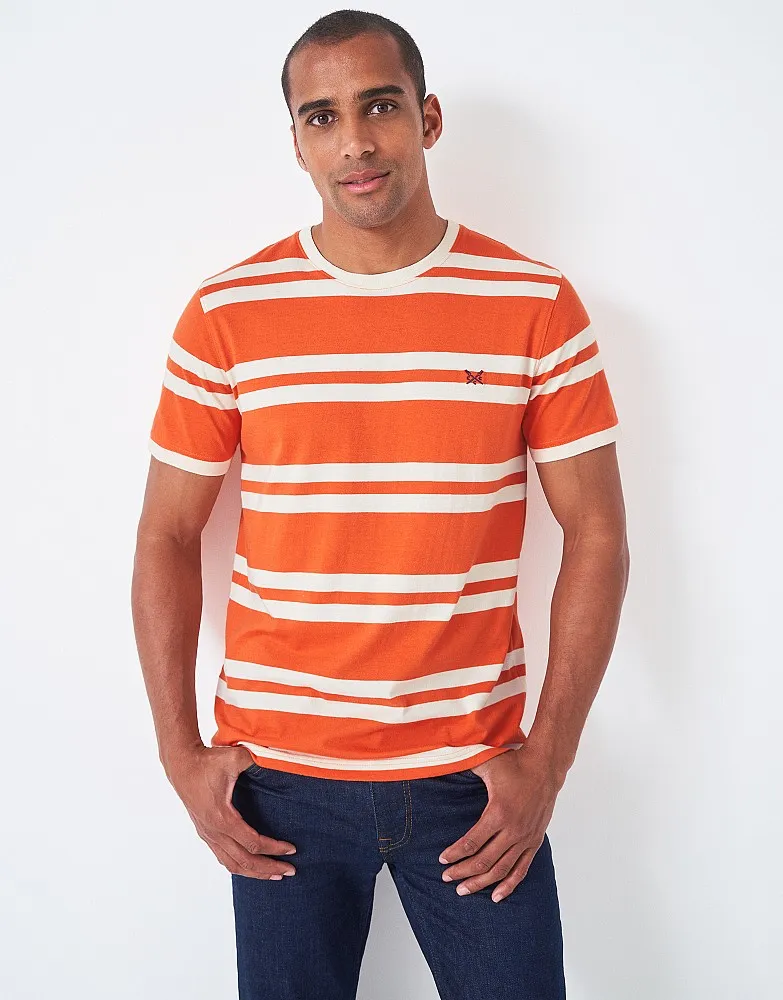 Men's Helm Stripe T-Shirt from Crew Clothing Company