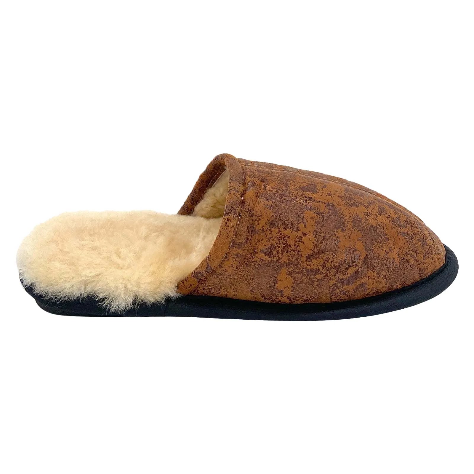 Men's Sheepskin Slip-On Slippers (Final Clearance)