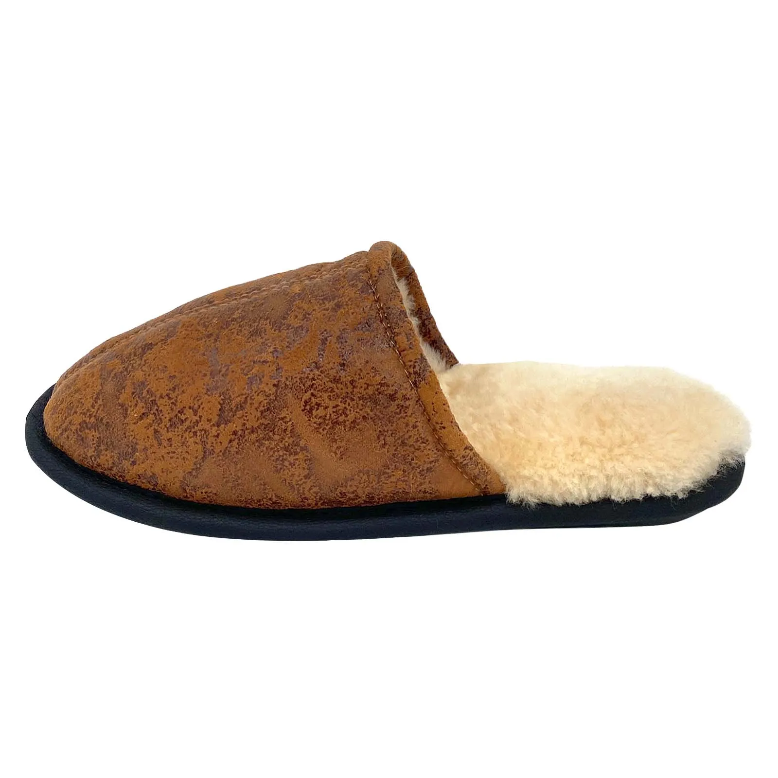 Men's Sheepskin Slip-On Slippers (Final Clearance)