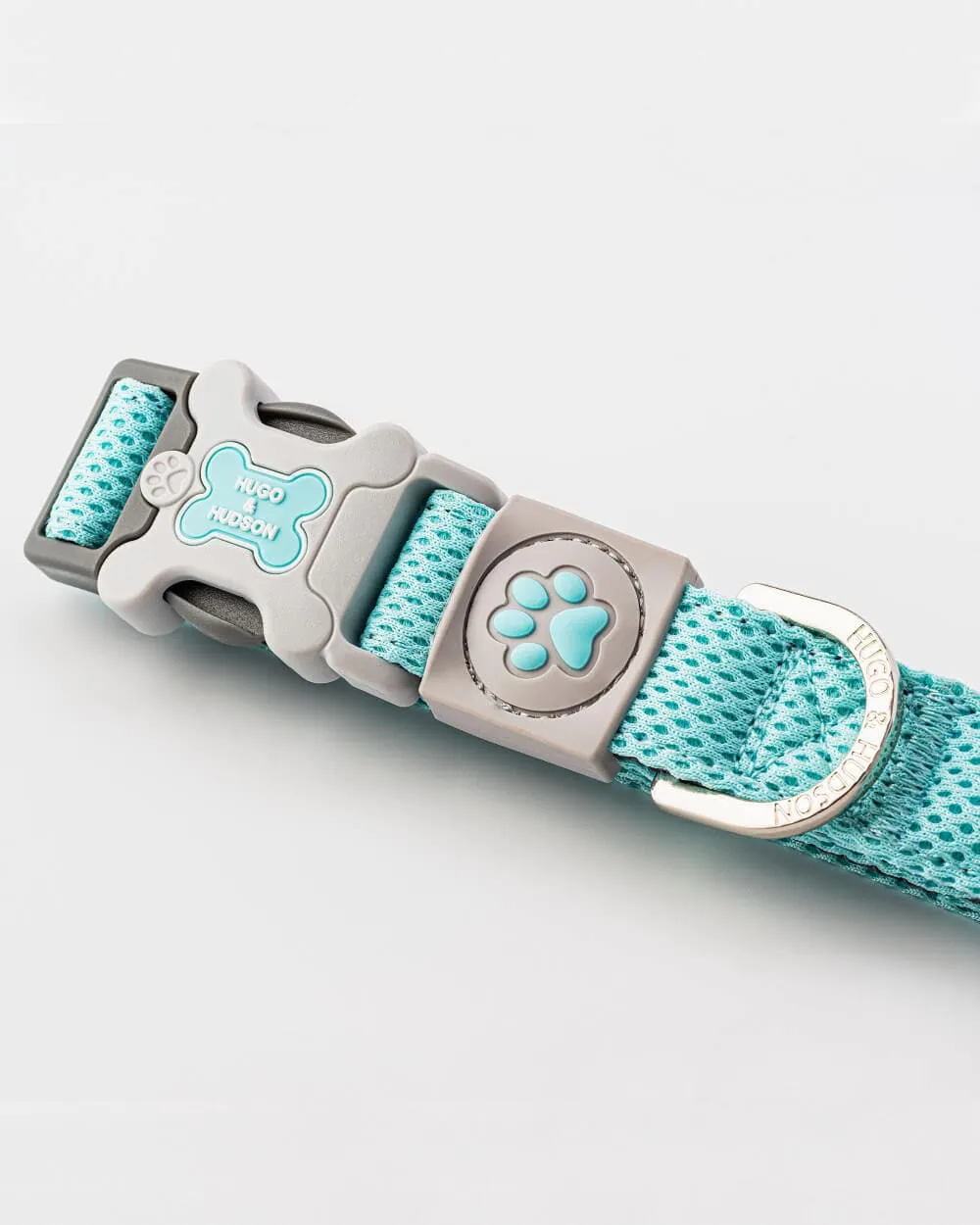 Mesh Dog Collar - Aqua