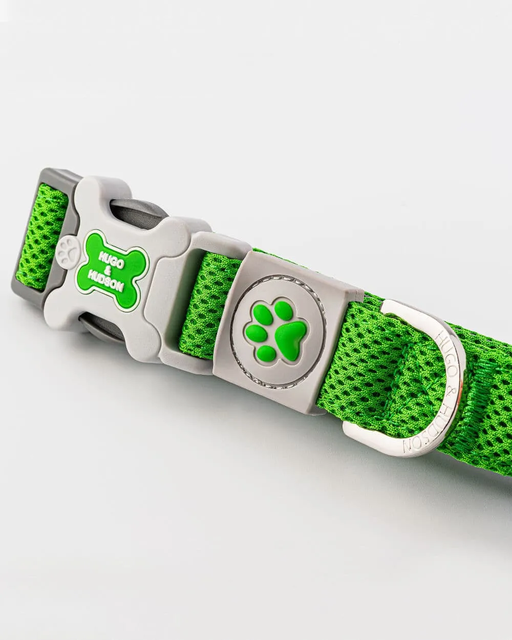 Mesh Dog Collar - Green