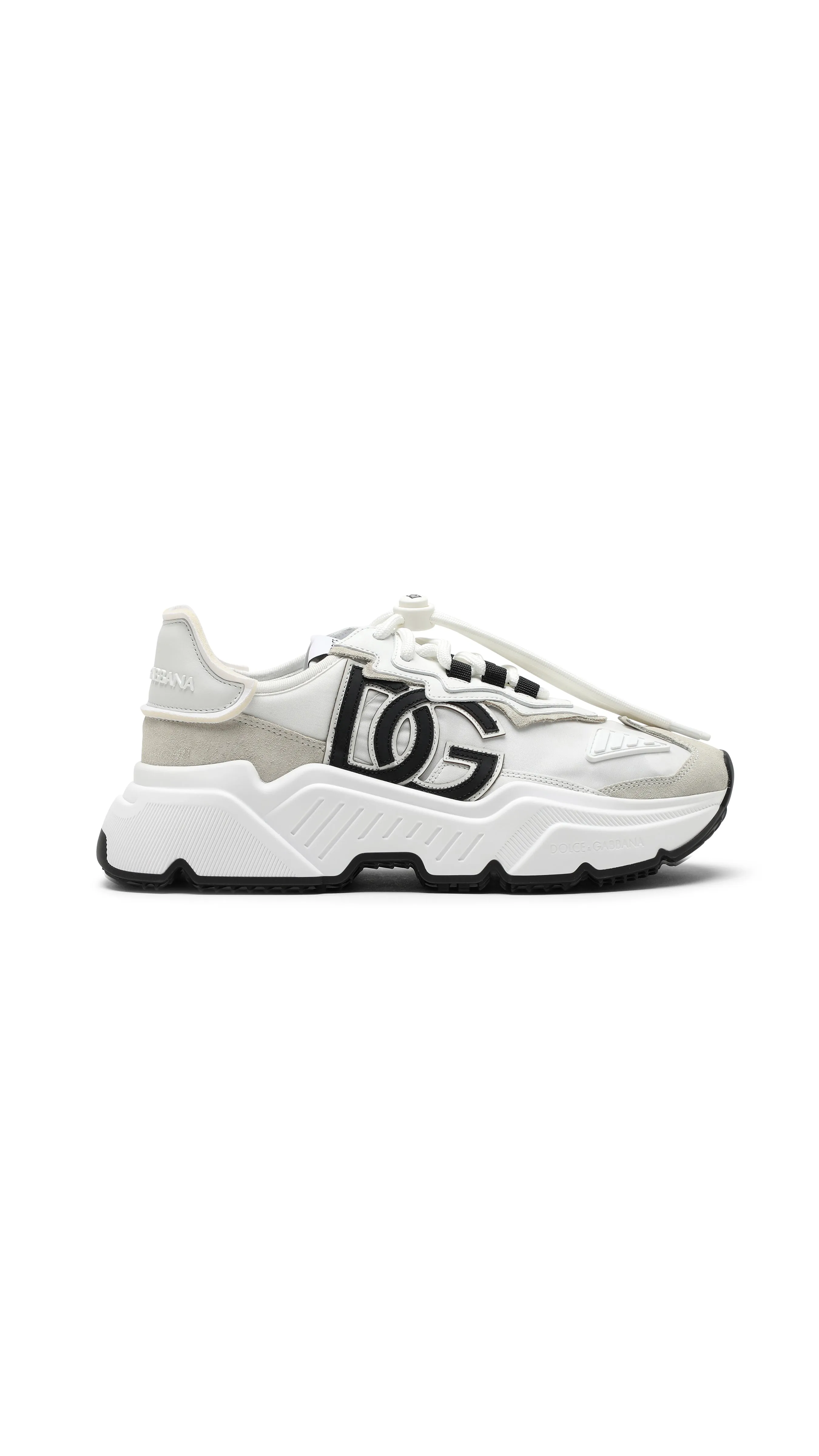 Mixed Materials Daymaster Sneakers - White