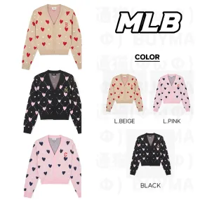 MLB Korea  |Unisex Street Style Logo Cardigans