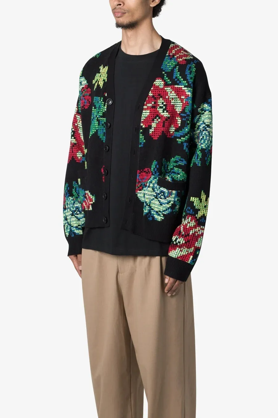 MNML  |Flower Patterns Unisex Street Style Cardigans