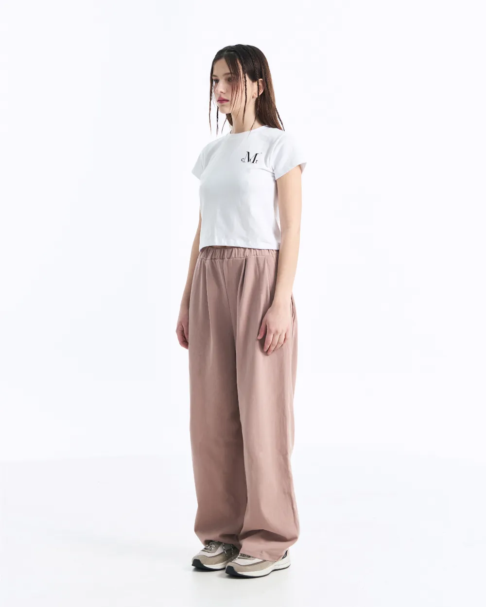 MUCENT  |Unisex Street Style Plain Cotton T-Shirts