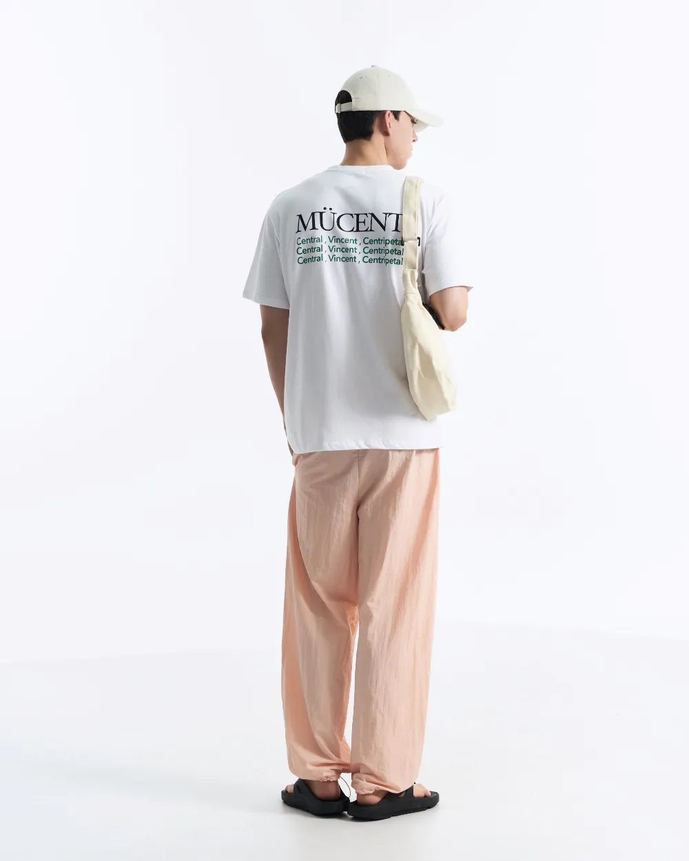 MUCENT  |Unisex Street Style Plain Cotton T-Shirts