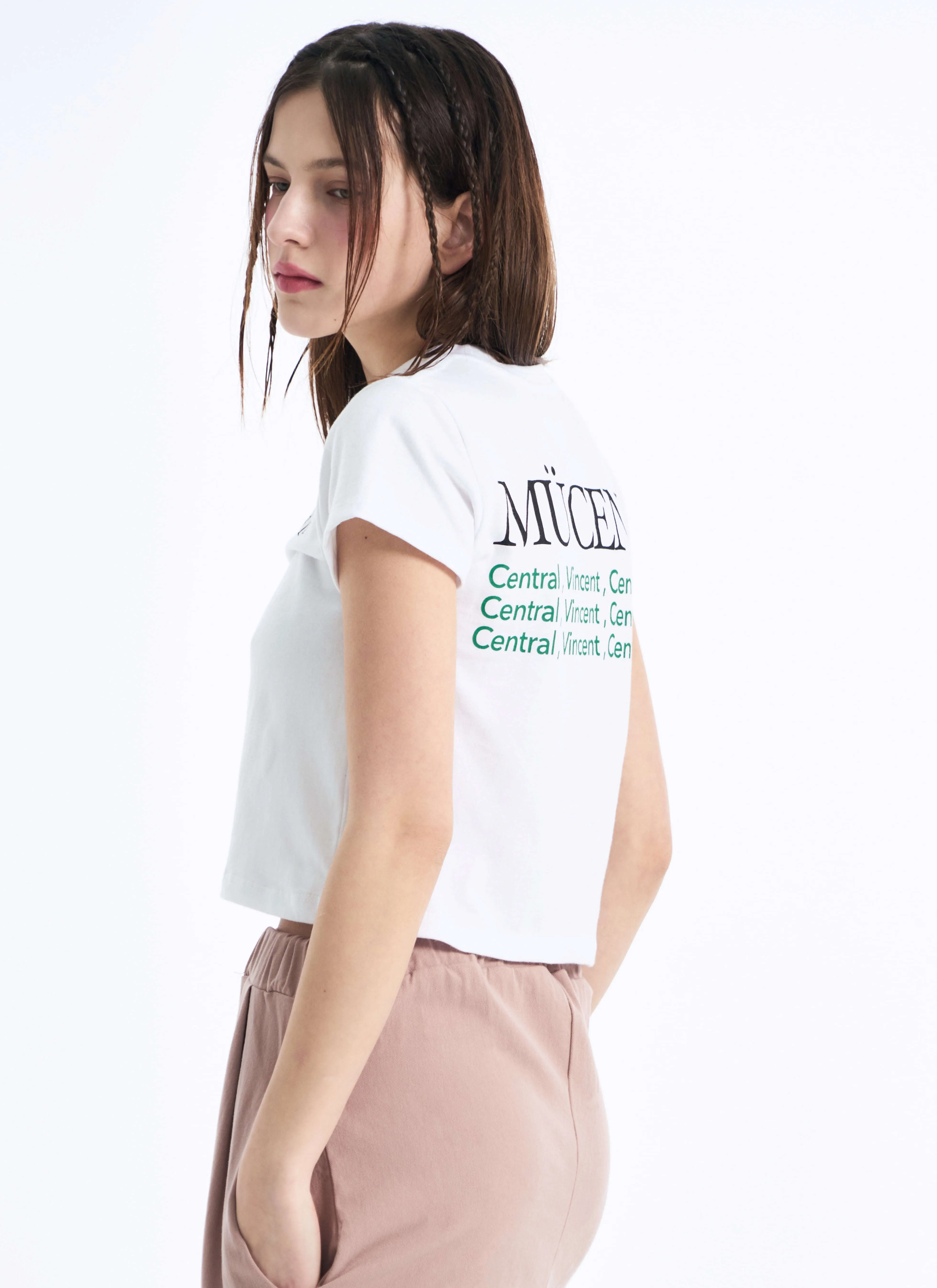 MUCENT  |Unisex Street Style Plain Cotton T-Shirts