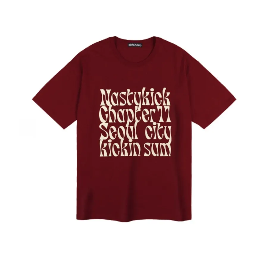 NASTYKICK  |Unisex U-Neck Cotton Logo T-Shirts