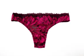 Natalia Low Rise Thong-Fuschia