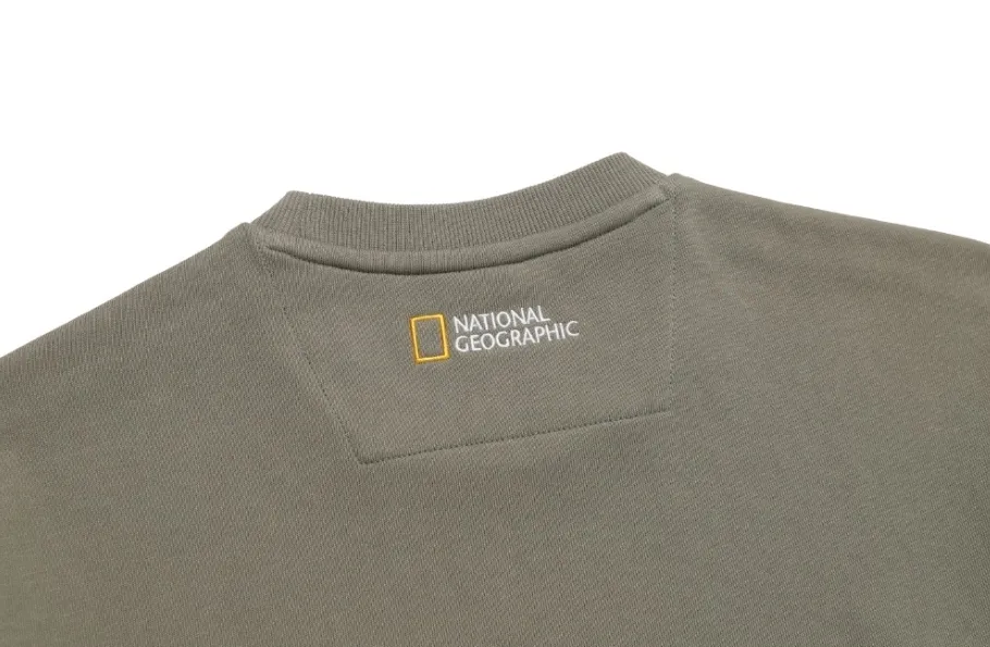 NATIONAL GEOGRAPHIC  |Unisex Street Style Logo Sweatshirts