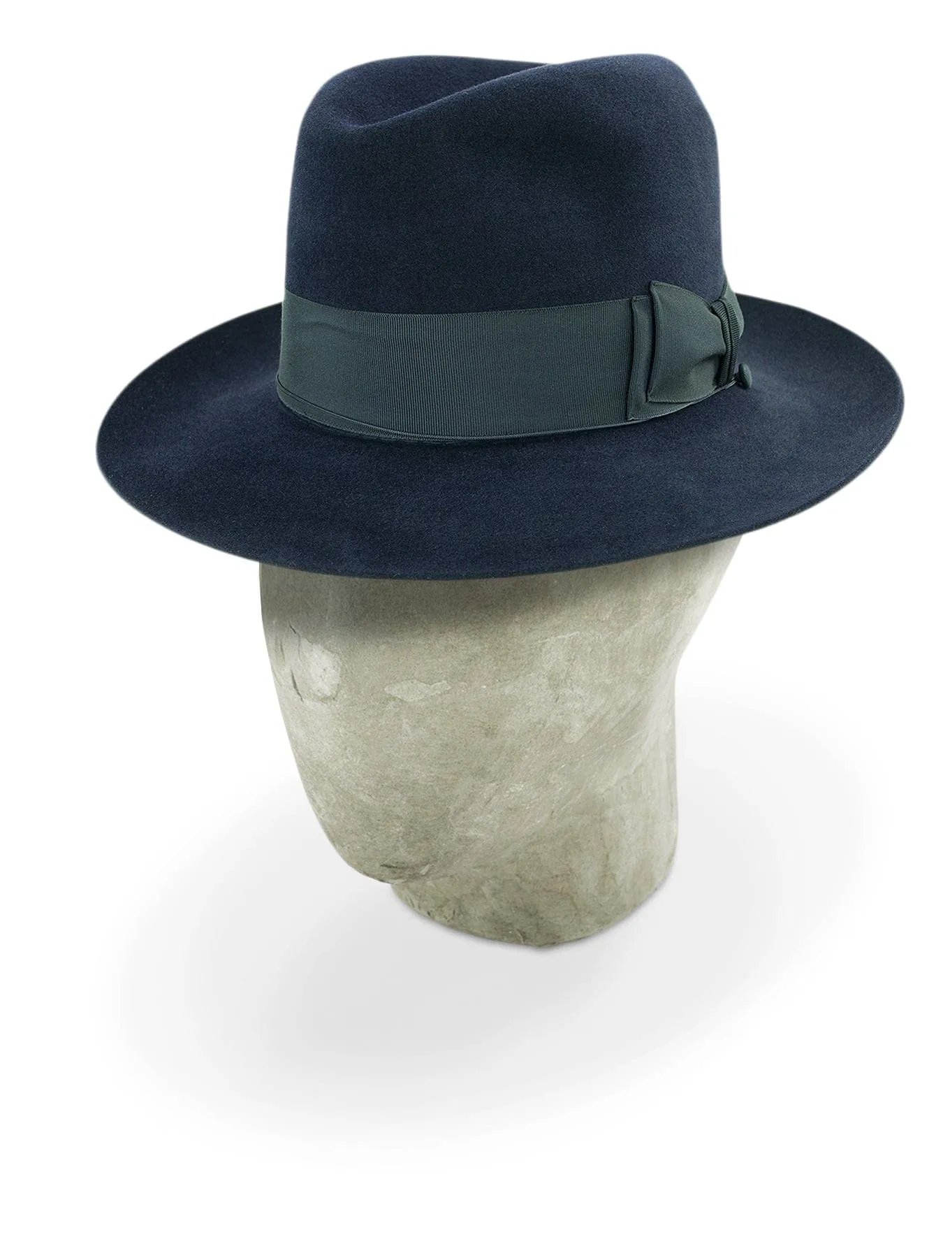 Navy Blue Poet Fedora