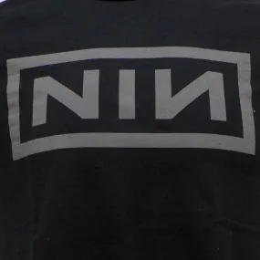 NIN Grey Logo on Black