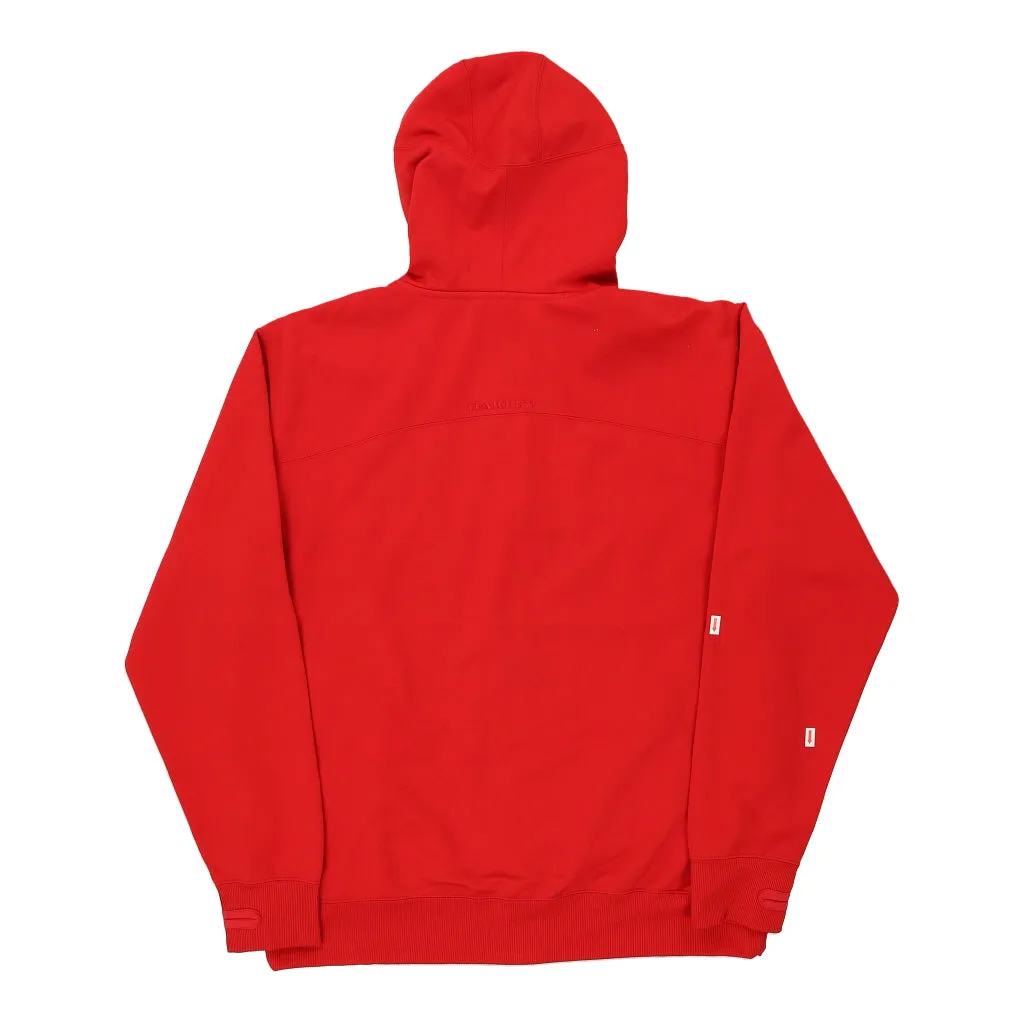 Oakley Hoodie - XL Red Cotton Blend