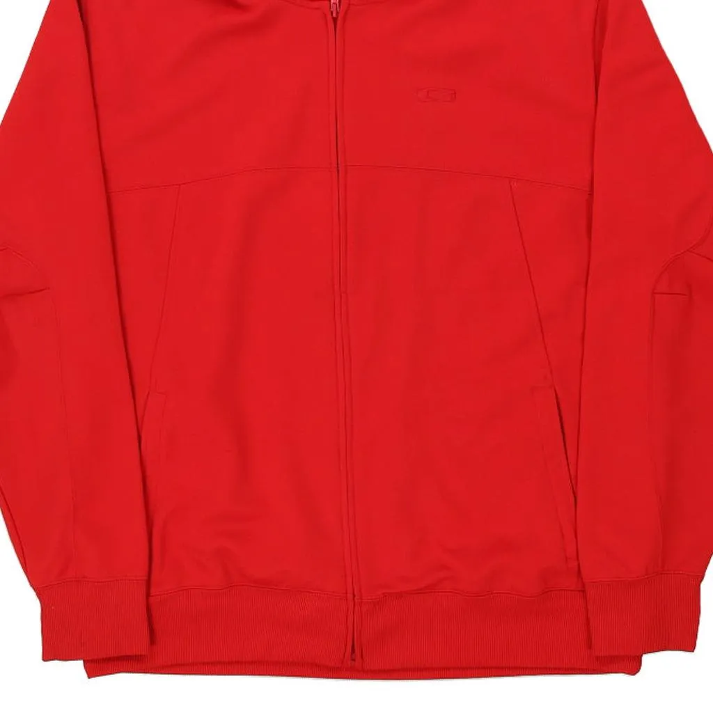 Oakley Hoodie - XL Red Cotton Blend