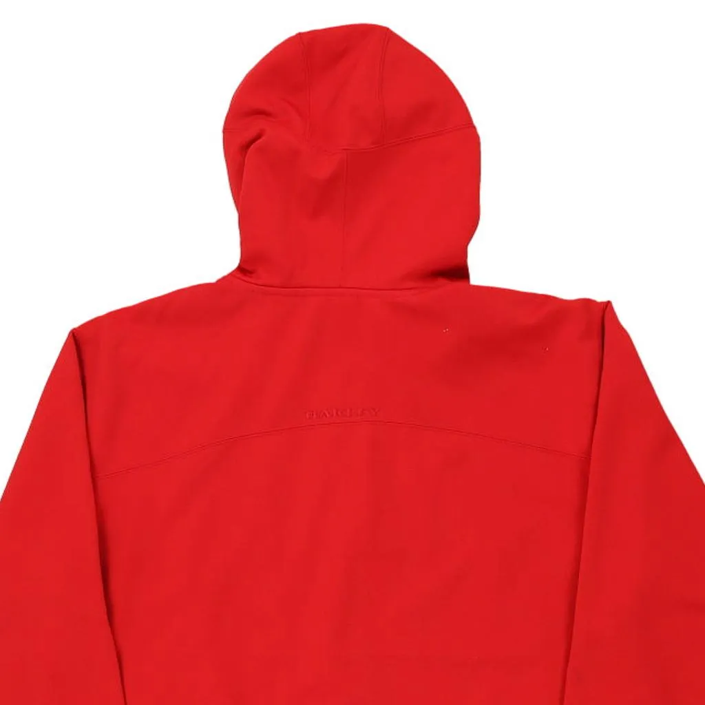 Oakley Hoodie - XL Red Cotton Blend