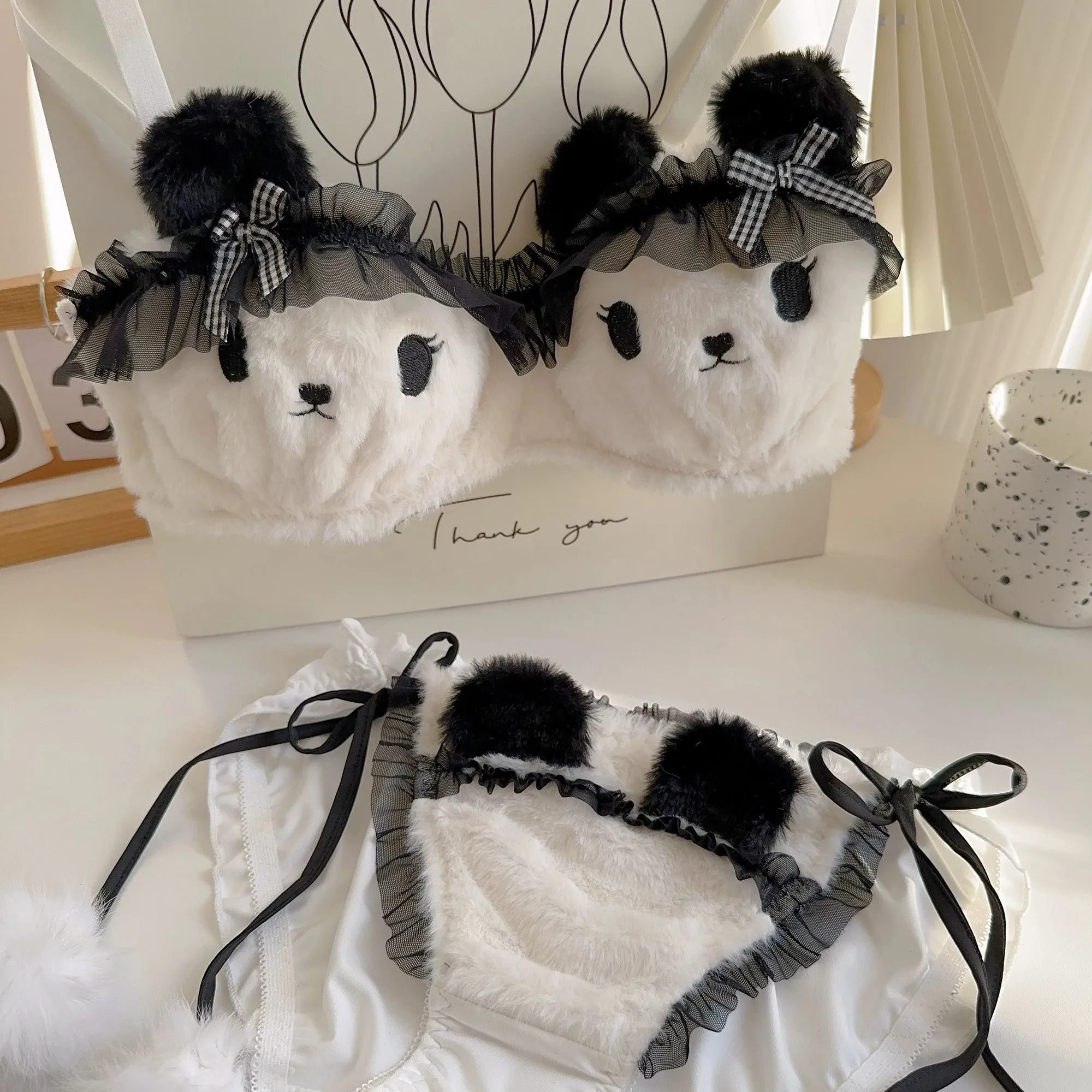 Panda Bear Kawaii Princess Lingerie Set