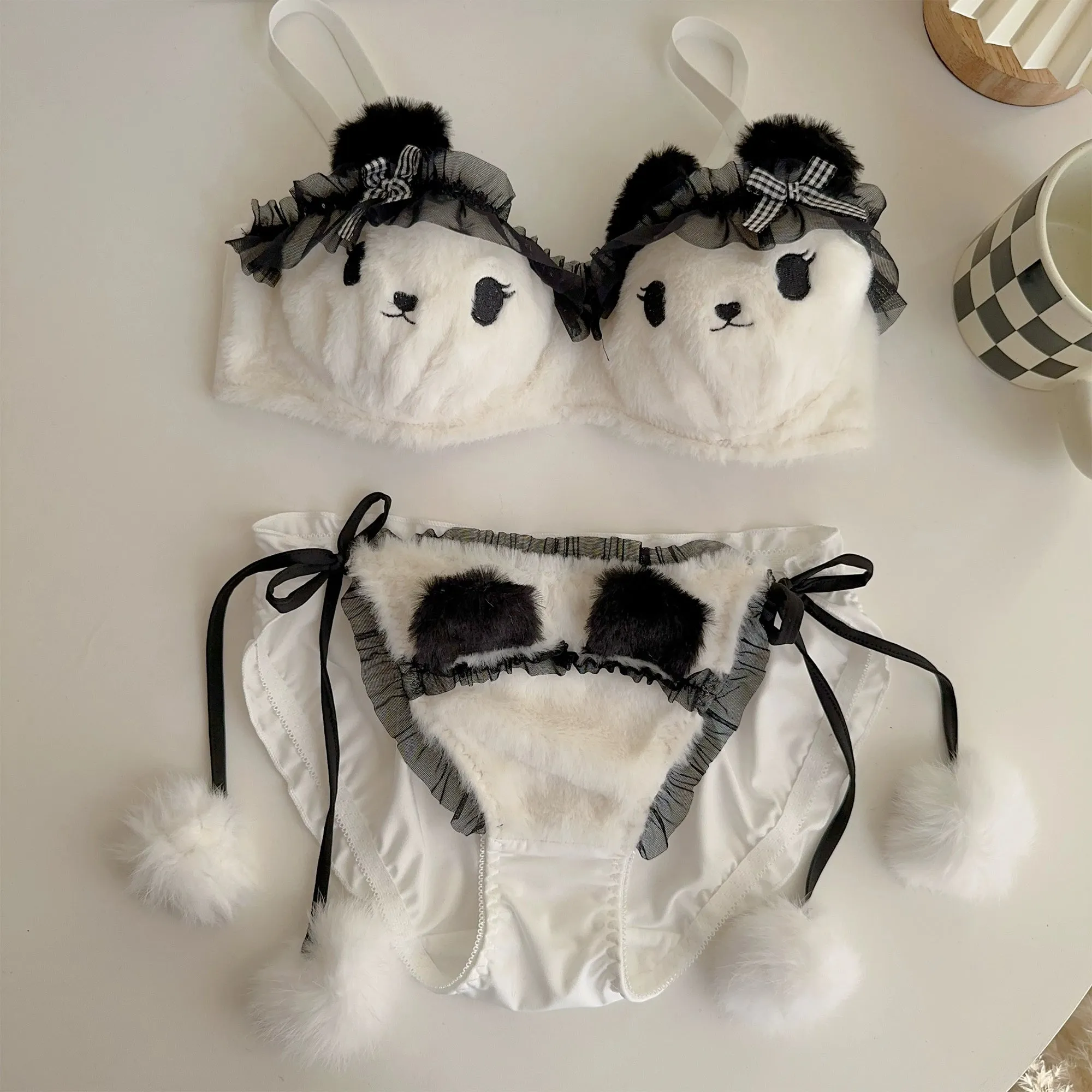 Panda Bear Kawaii Princess Lingerie Set