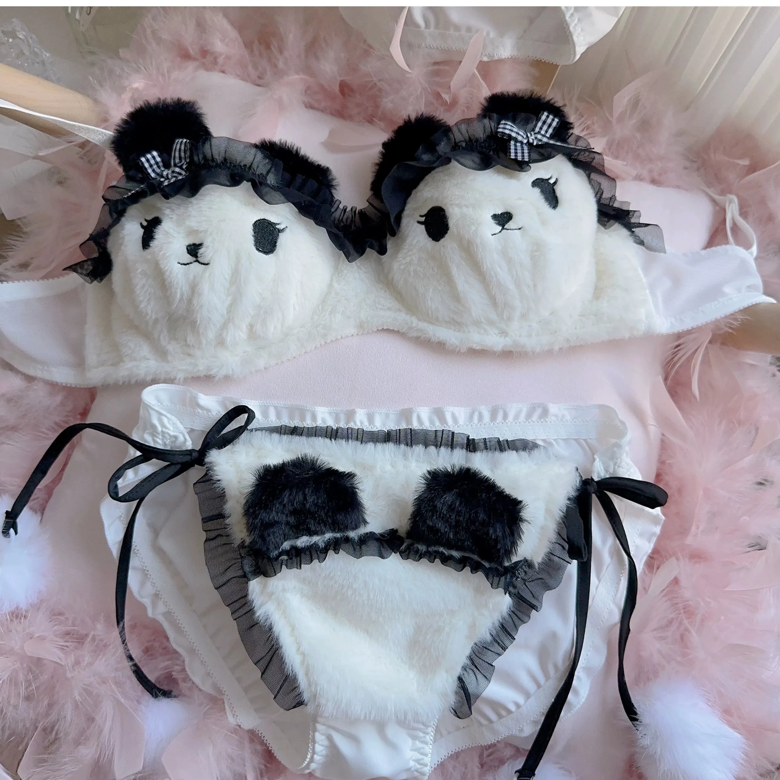 Panda Bear Kawaii Princess Lingerie Set