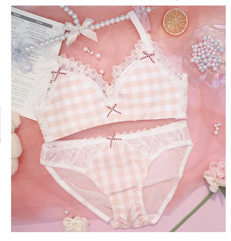 Plaid Nymphet Lingerie Set