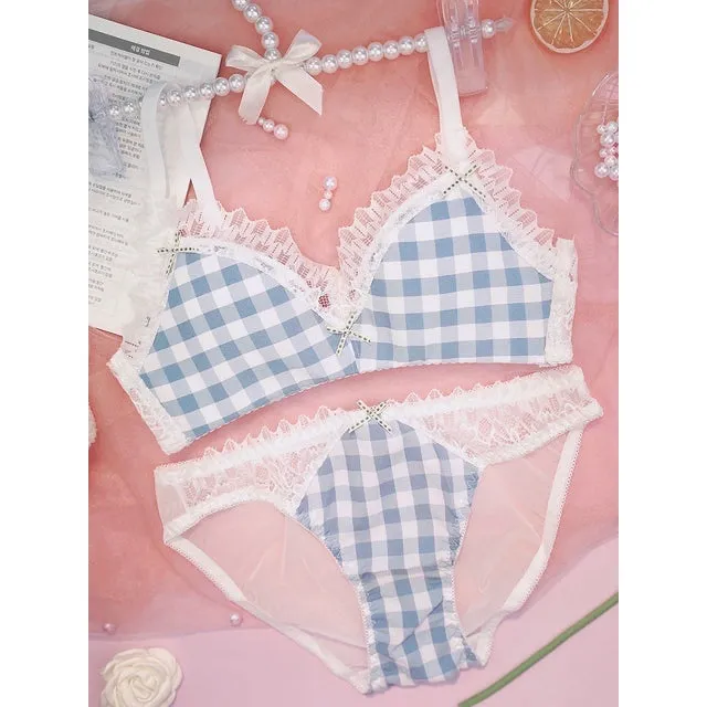 Plaid Nymphet Lingerie Set