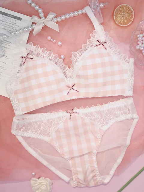 Plaid Nymphet Lingerie Set