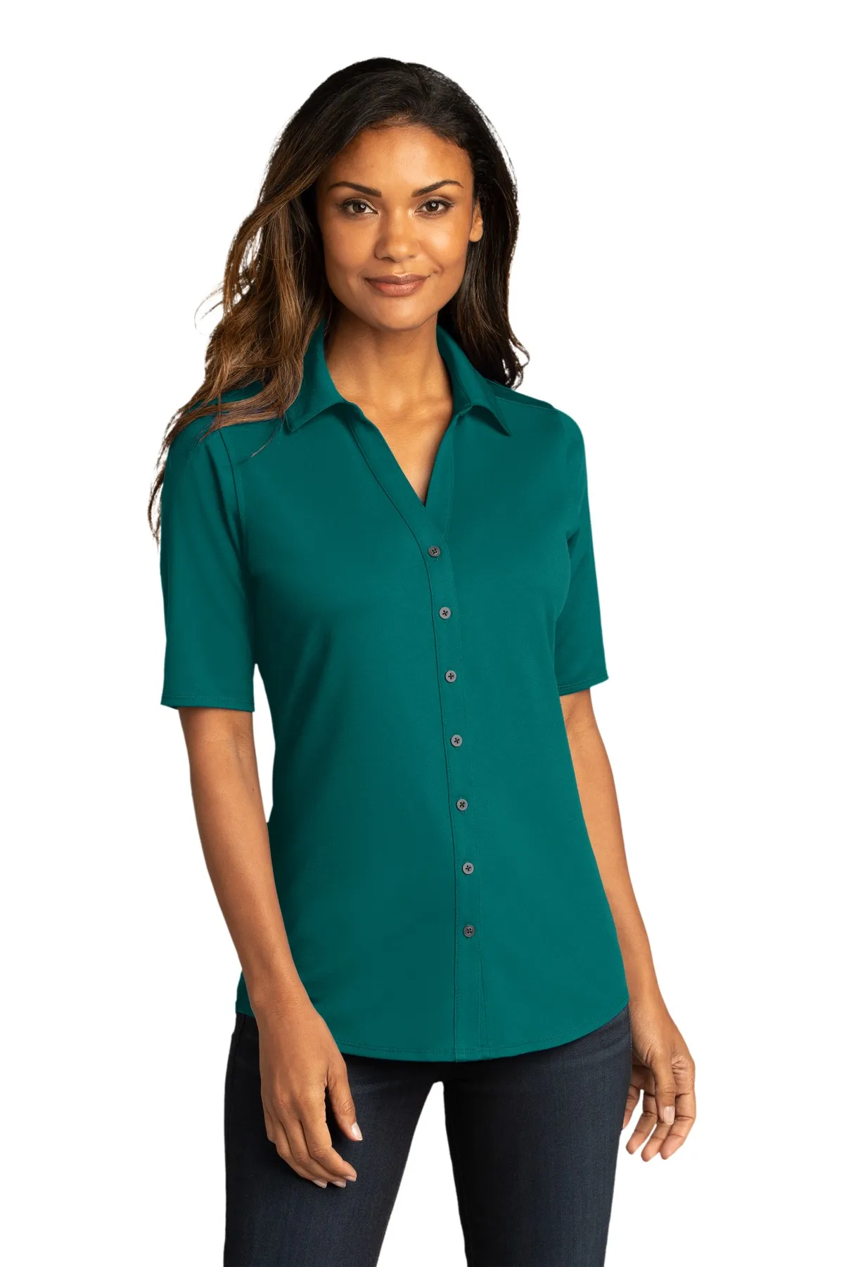 Port Authority Clothing LK682 Port Authority   Ladies City Stretch Top SKU: LK682