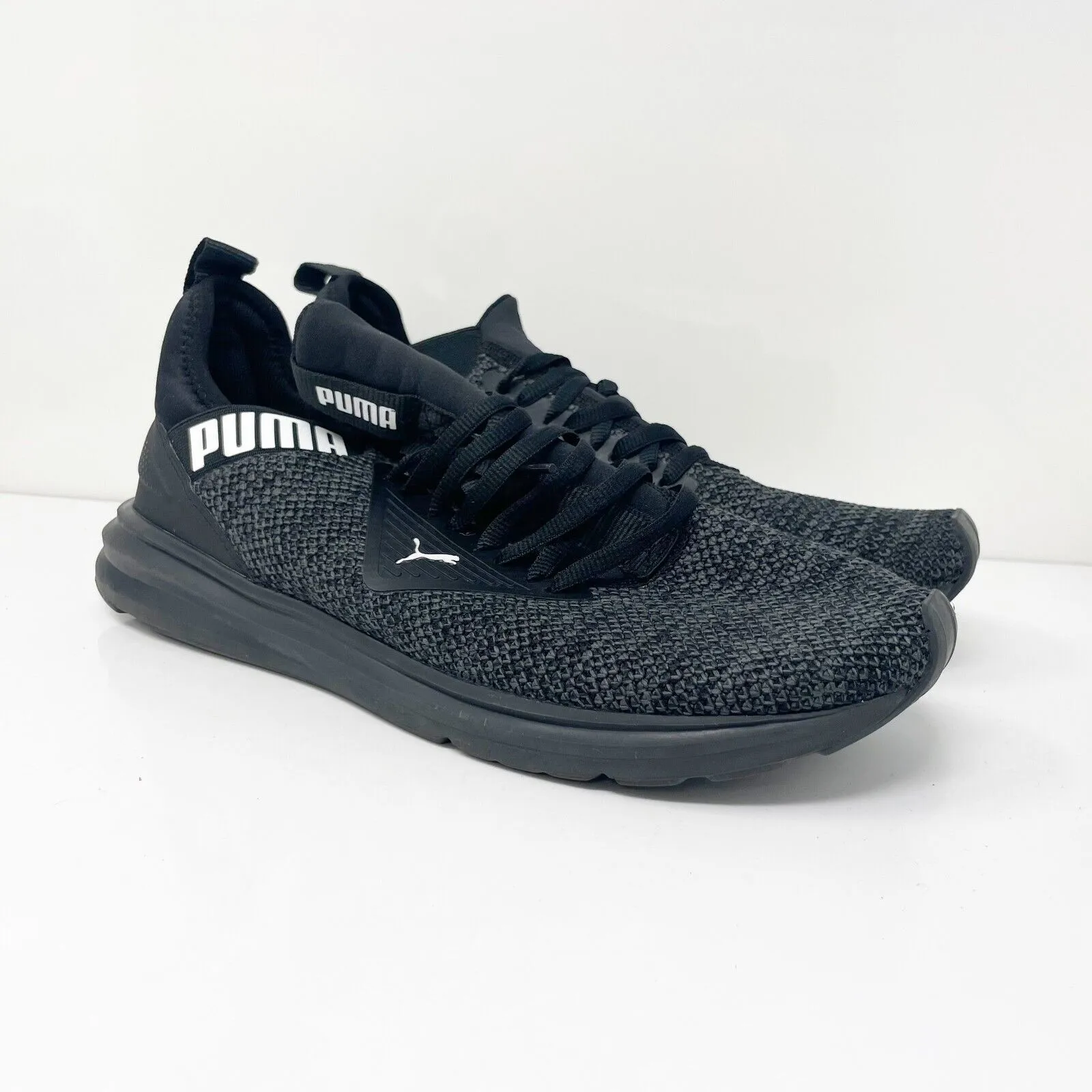 Puma Mens Enzo Beta Woven 376840-04 Black Running Shoes Sneakers Size 10.5