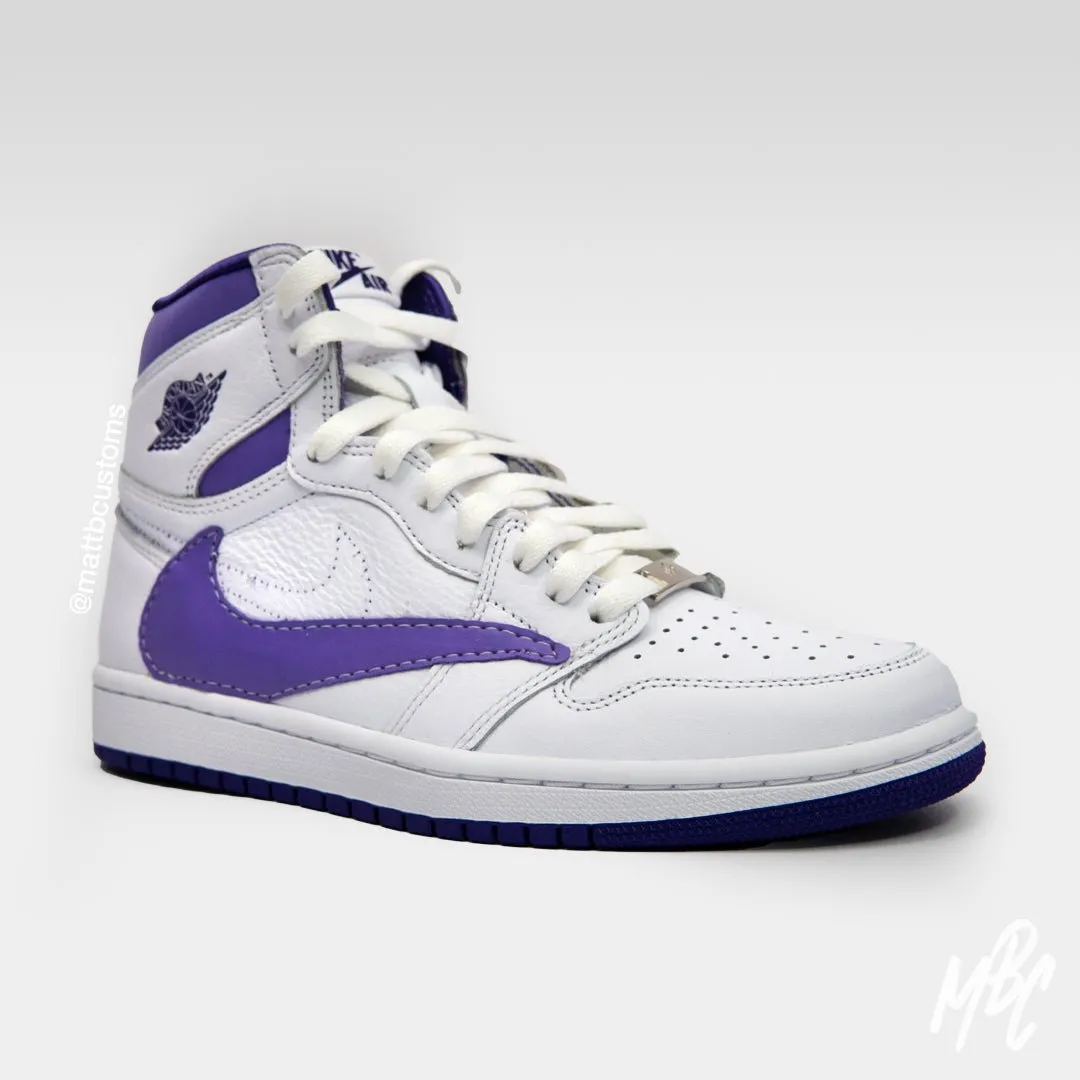 Purple Reverse Swoosh - Jordan 1 High