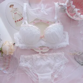 Ribbon & Lace Kawaii Princess Girly Lingerie Set