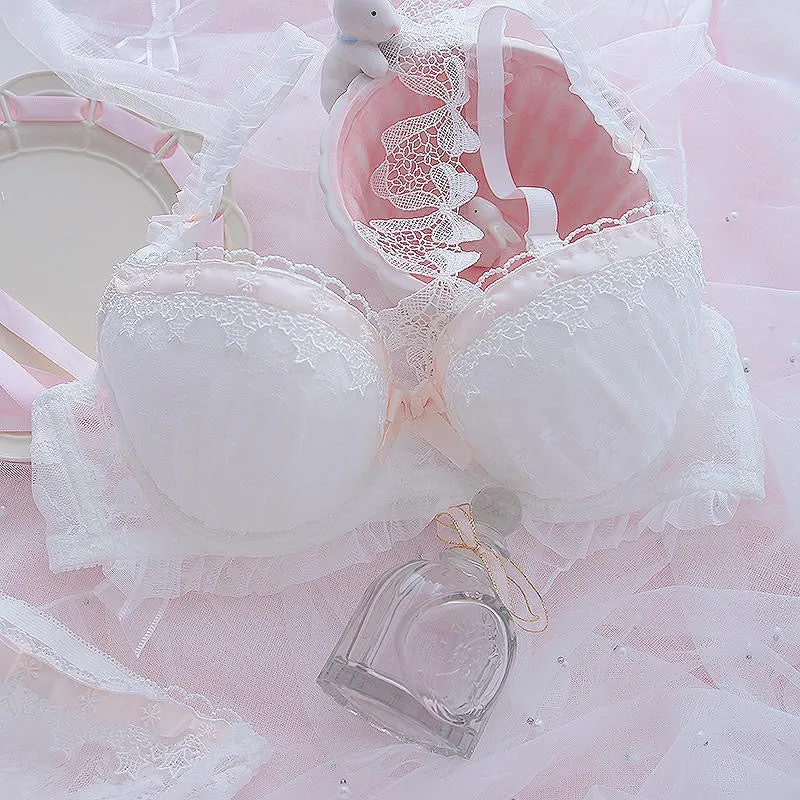 Ribbon & Lace Kawaii Princess Girly Lingerie Set