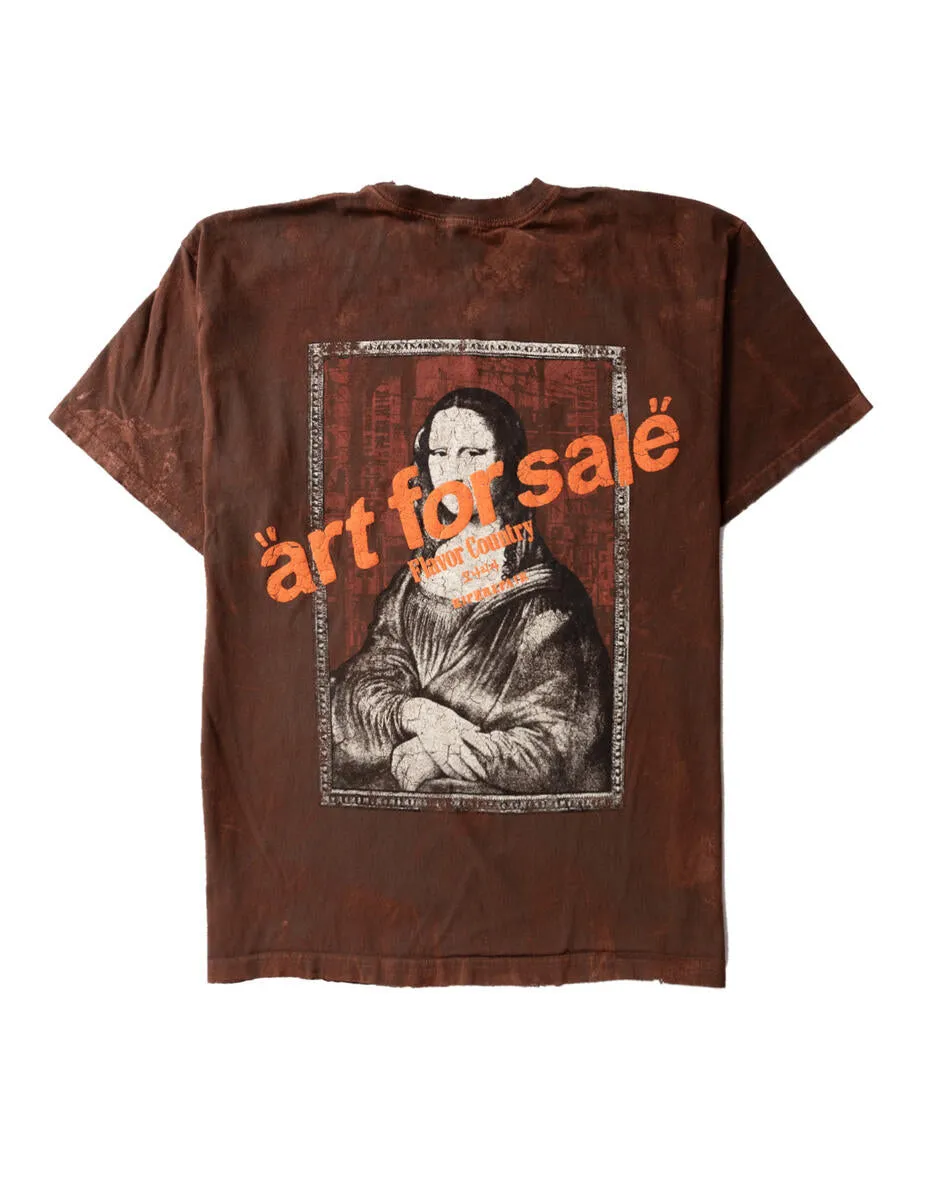 Rip n Repair ART FOR SALE Tee (BROWN)