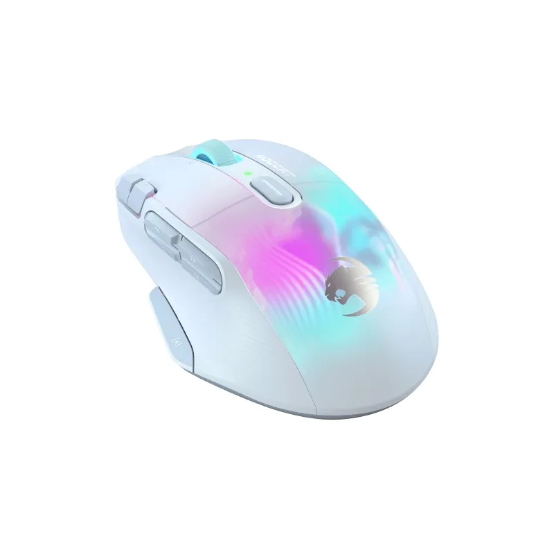 ROCCAT Mouse Kone XP Air Wireless Gaming with Charging Dock White