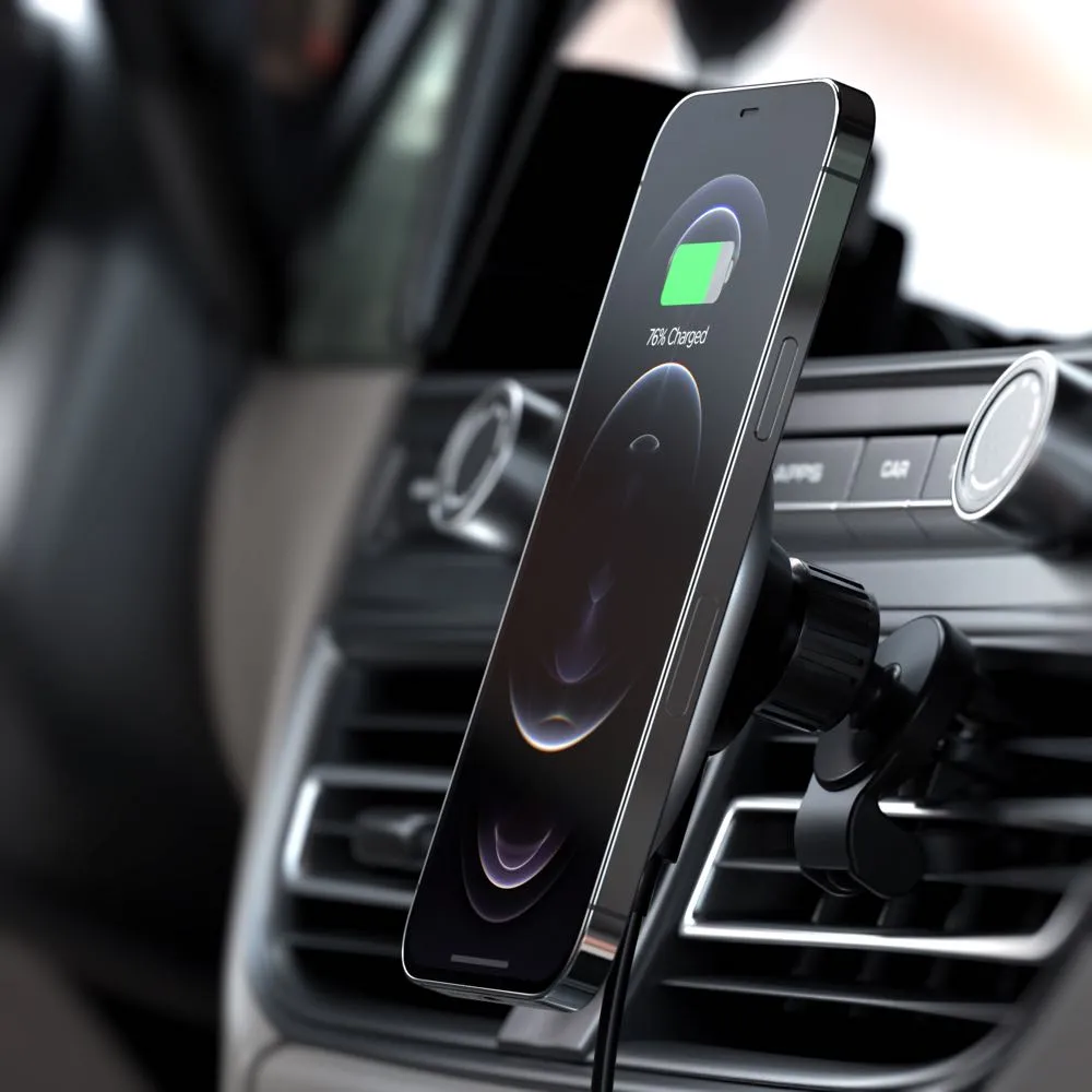 Satechi Magnetic Wireless Car Charger (Space Grey)