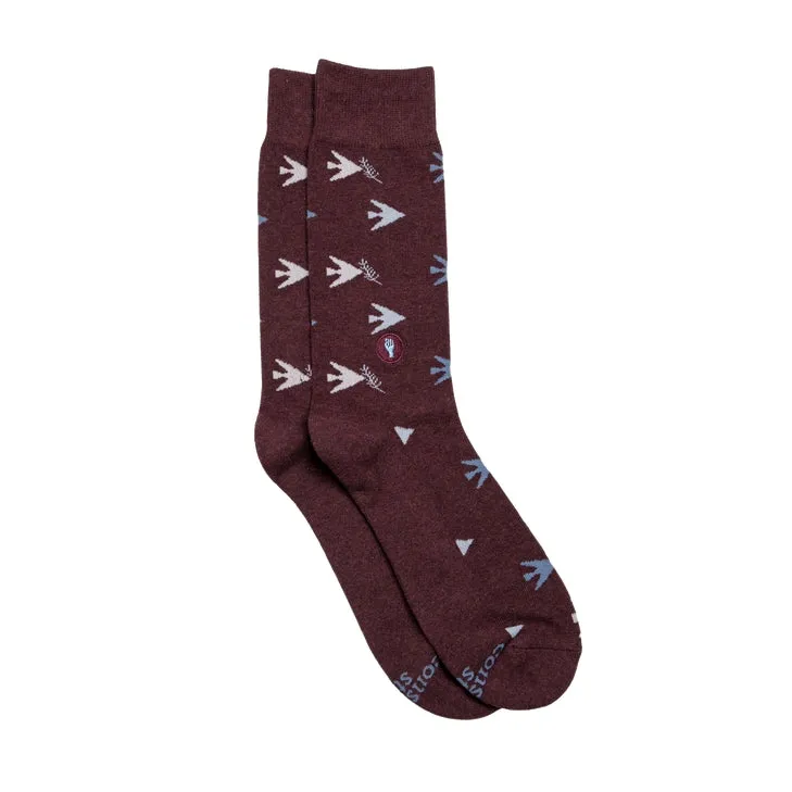 Socks That Fight For Equality (Maroon Doves)