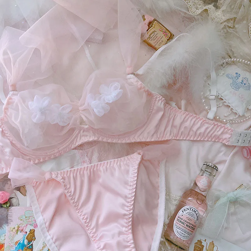 Soft Girl Angel Princess 2-Piece Fairy Lingerie Set