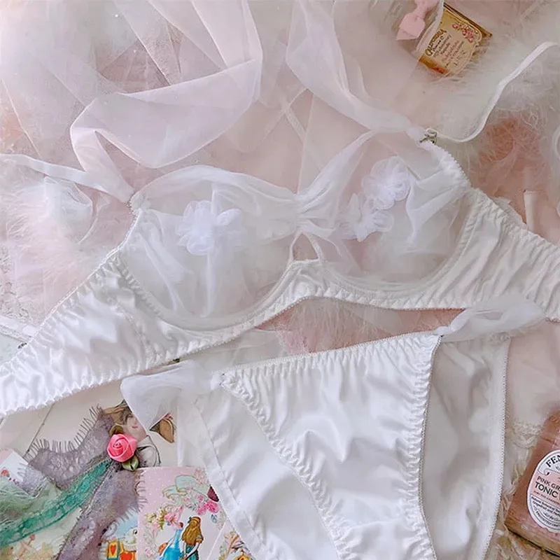 Soft Girl Angel Princess 2-Piece Fairy Lingerie Set