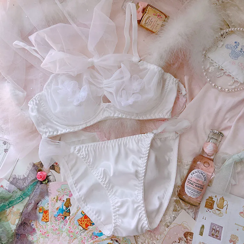 Soft Girl Angel Princess 2-Piece Fairy Lingerie Set