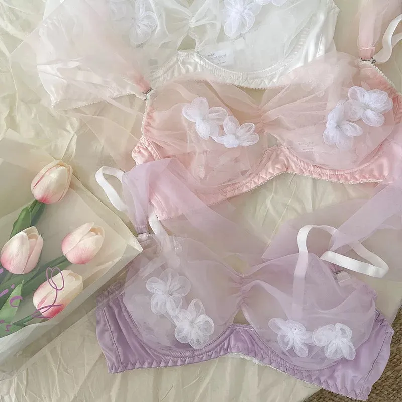 Soft Girl Angel Princess 2-Piece Fairy Lingerie Set