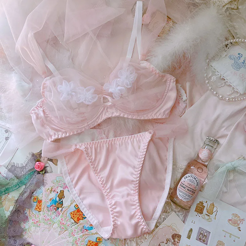 Soft Girl Angel Princess 2-Piece Fairy Lingerie Set