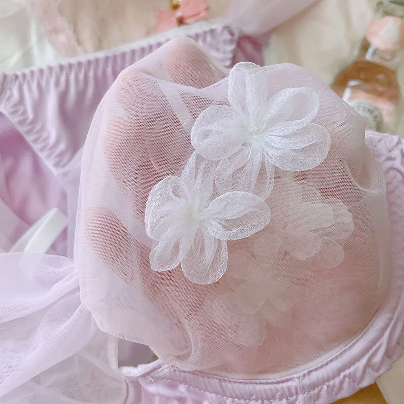 Soft Girl Angel Princess 2-Piece Fairy Lingerie Set