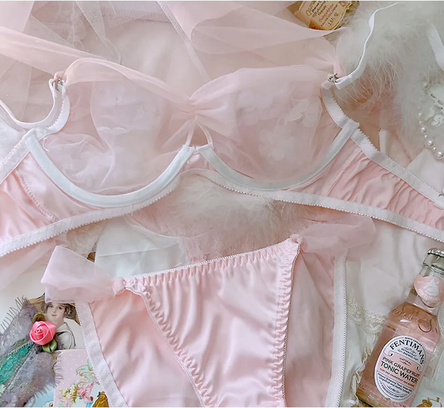 Soft Girl Angel Princess 2-Piece Fairy Lingerie Set