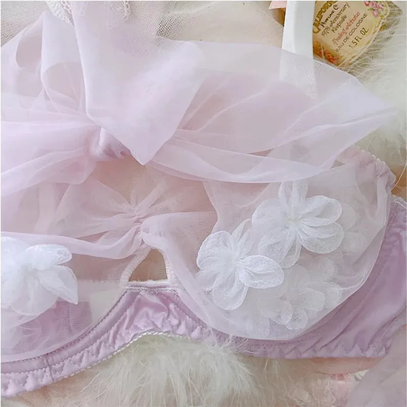 Soft Girl Angel Princess 2-Piece Fairy Lingerie Set