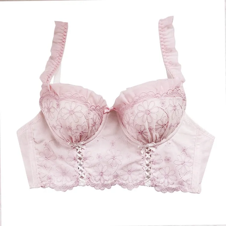 Soft Girl Flower Angel Princess 2-Piece Fairy Lingerie Set