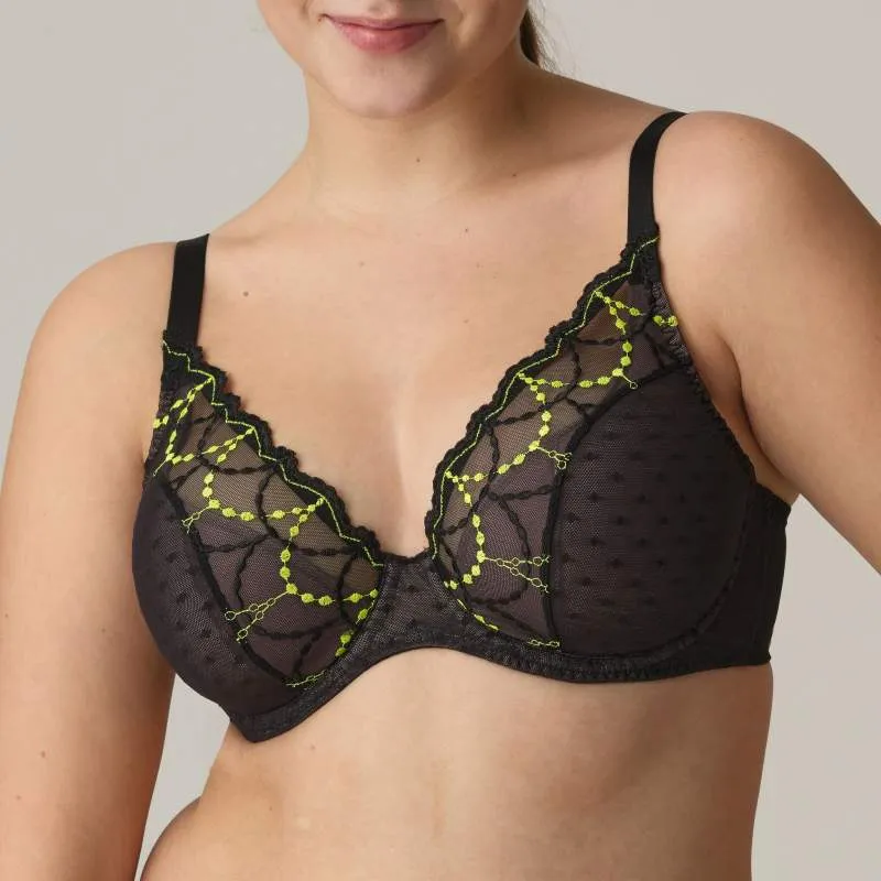 Soutieng gorges triangle noir-  - Primadonna Lingerie Rabais- Soutien gorge- Paris, Nancy Nancy