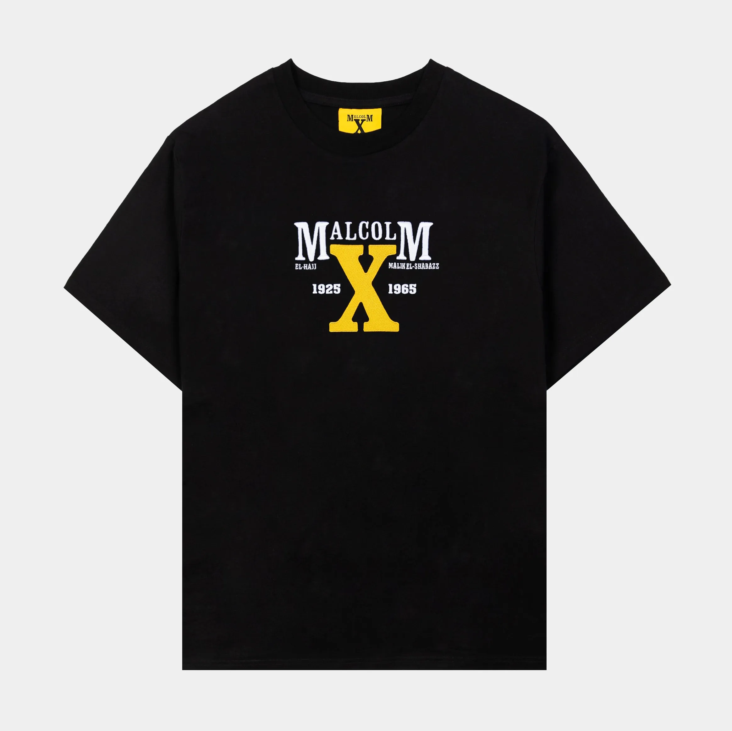 SP x Malcom X Montage Mens Short Sleeve Shirt (Black/Yellow)