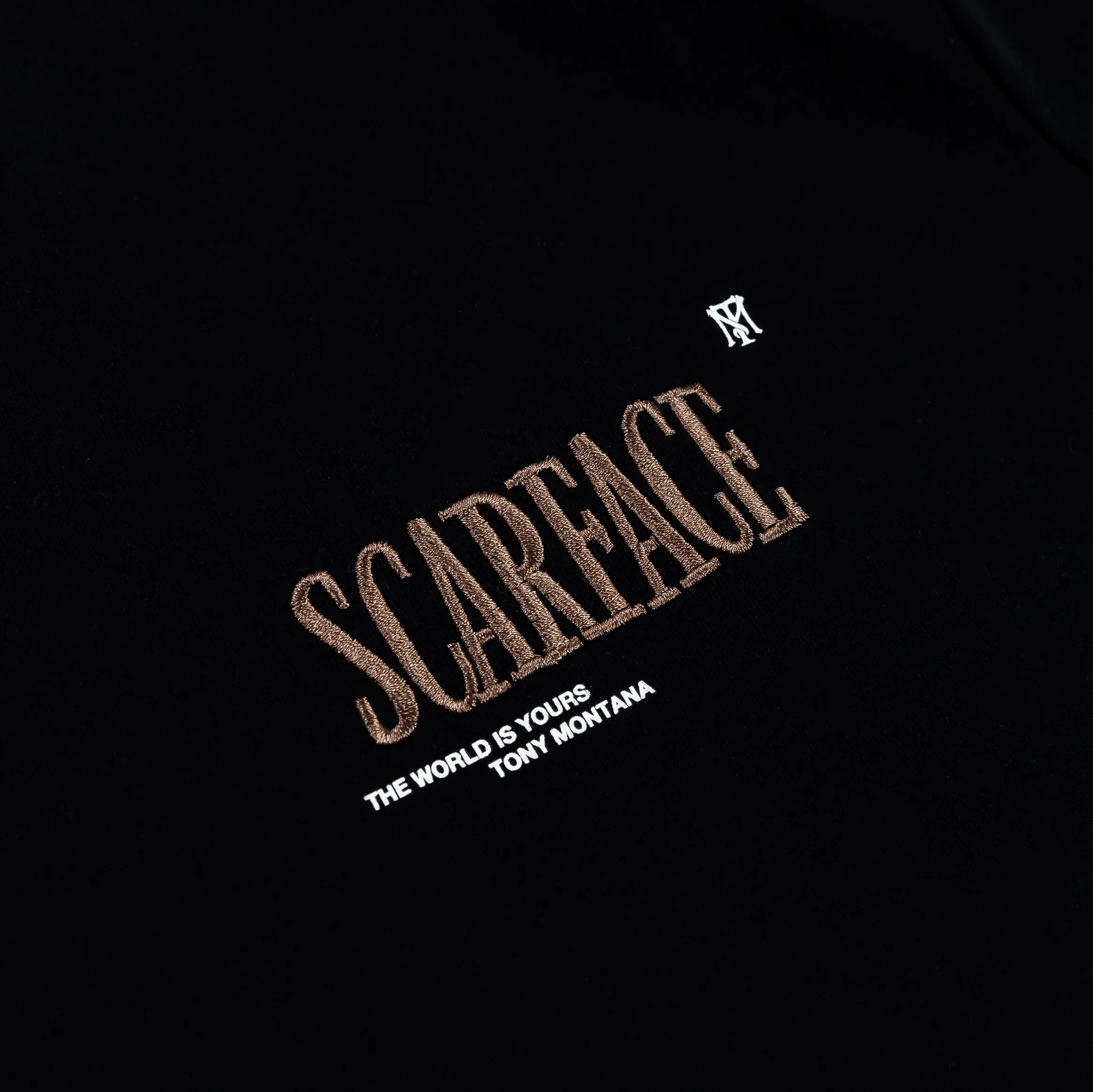 SP x Scarface Day At The Office Mens Short Sleeve Shirt (Black)