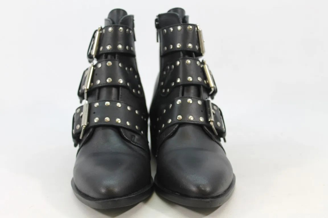 Steven New York Harmon Black Boots 5M(ZAP14417)